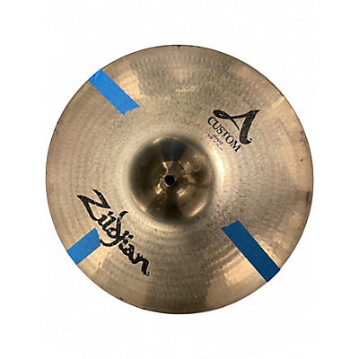 Used Zildjian 14in A Custom Hi Hat Pair Cymbal