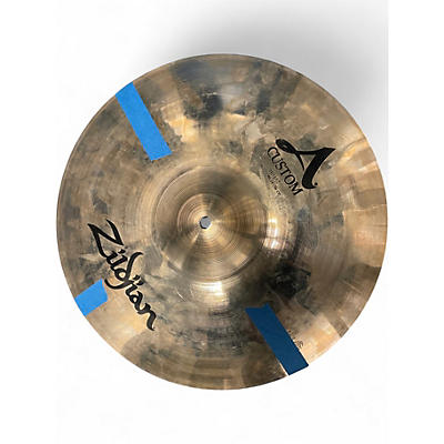 Used Zildjian 14in A Custom Hi Hat Pair Cymbal