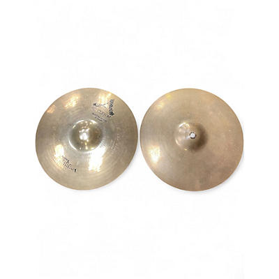 Used Zildjian 14in A Custom Hi Hat Pair Cymbal