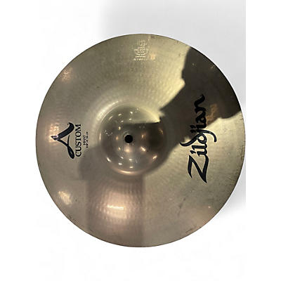 Used Zildjian 14in A Custom Hi Hat Pair Cymbal