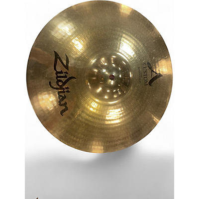 Used Zildjian 14in A Custom Hi Hat Pair Cymbal