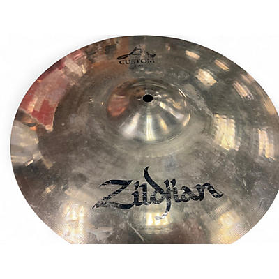 Used Zildjian 14in A Custom Hi Hat Pair Cymbal
