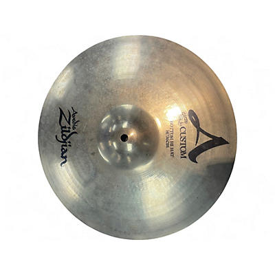 Used Zildjian 14in A Custom Hi Hat Pair Cymbal