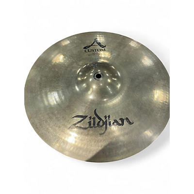 Used Zildjian 14in A Custom Hi Hat Pair Cymbal