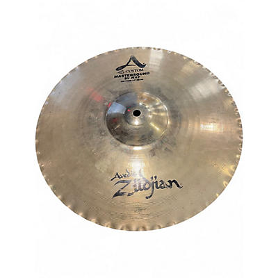 Used Zildjian 14in A Custom Hi Hat Pair Cymbal