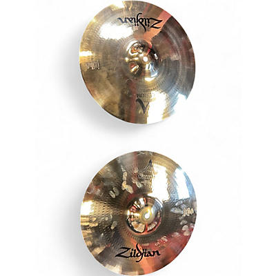 Used Zildjian 14in A Custom Hi Hat Pair Cymbal