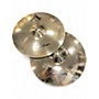 Used Zildjian 14in A Custom Hi Hat Pair Cymbal 33