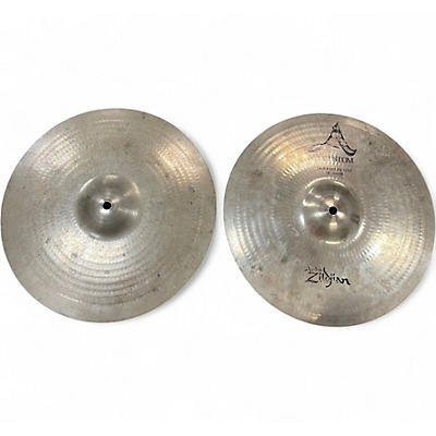 Used Zildjian 14in A Custom Hi Hat Pair Cymbal