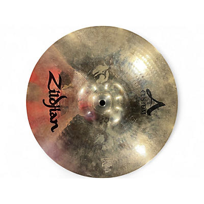 Used Zildjian 14in A Custom Hi Hat Pair Cymbal