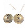 Used Zildjian 14in A Custom Hi Hat Top Cymbal 33