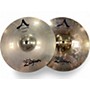 Used Zildjian 14in A Custom Hihat Pair Cymbal 33