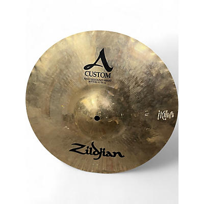 Zildjian Used Zildjian 14in A Custom Mastersound Hi Hat Bottom Cymbal