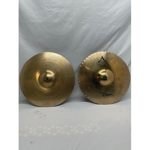 Zildjian Used Zildjian 14in A Custom Mastersound Hi Hat Pair Cymbal 33