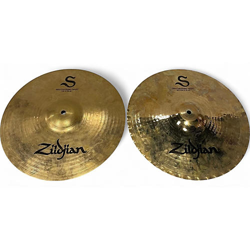 Zildjian Used Zildjian 14in A Custom Mastersound Hi Hat Pair Cymbal 33