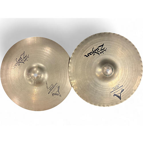 Used Zildjian 14in A Custom Mastersound Hi Hat Pair Cymbal 33