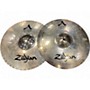 Used Zildjian 14in A Custom Mastersound Hi Hat Pair Cymbal 33