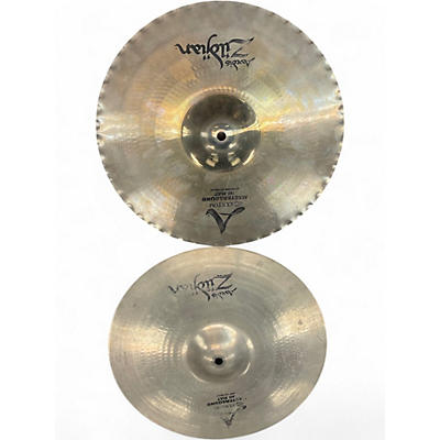 Used Zildjian 14in A Custom Mastersound Hi Hat Pair Cymbal
