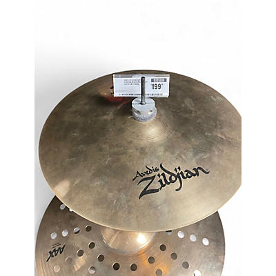 Used Zildjian 14in A Custom Mastersound Hi Hat Pair Cymbal