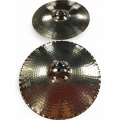 Used Zildjian 14in A Custom Mastersound Hi Hat Pair Cymbal