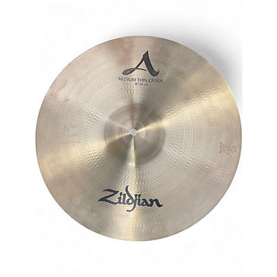 Used Zildjian 14in A Custom Mastersound Hi Hat Pair Cymbal