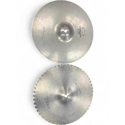 Used Zildjian 14in A Custom Mastersound Hi Hat Pair Cymbal