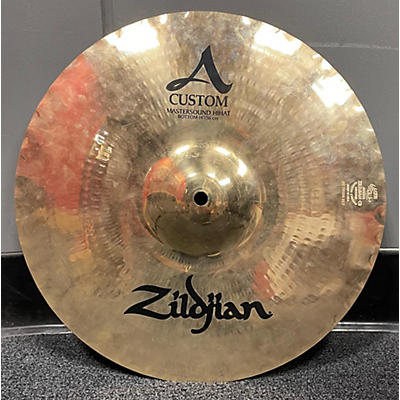 Zildjian Used Zildjian 14in A Custom Mastersound Hi Hat Top Cymbal