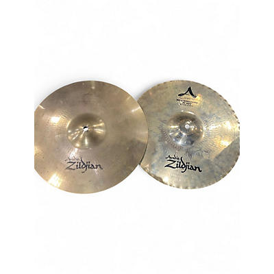 Used Zildjian 14in A Custom Mastersound Hi Hat Top Cymbal