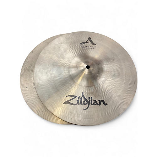 Zildjian Used Zildjian 14in A Custom New Beat Hihat pair Cymbal 33