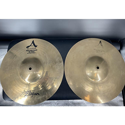 Zildjian Used Zildjian 14in A Custom Projection Hihat Cymbal 33