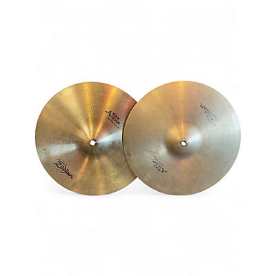Used Zildjian 14in A Custom Rock Hi Hat Pair Cymbal