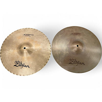 Used Zildjian 14in A Mastersound Hi Hat Pair Cymbal