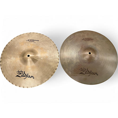 Used Zildjian 14in A Mastersound Hi Hat Pair Cymbal 33