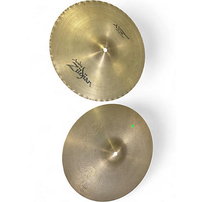Used Zildjian 14in A Mastersound Hi Hat Pair Cymbal