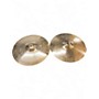 Used Zildjian 14in A Mastersound Hi Hat Pair Cymbal 33