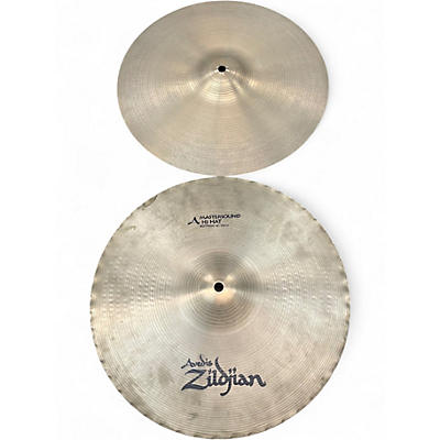 Used Zildjian 14in A Mastersound Hi Hat Pair Cymbal