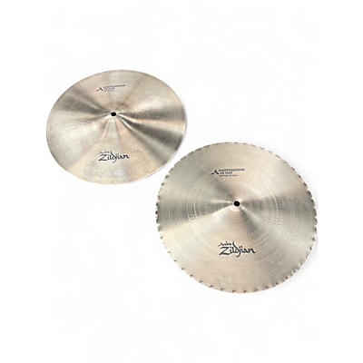 Used Zildjian 14in A Mastersound Hi Hat Pair Cymbal