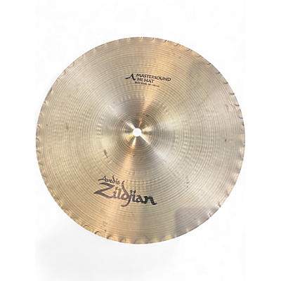 Used Zildjian 14in A Mastersound Hi Hat Pair Cymbal