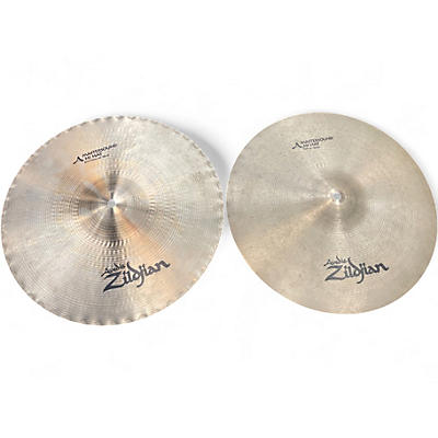 Used Zildjian 14in A Mastersound Hi Hat Pair Cymbal