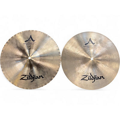 Used Zildjian 14in A Mastersound Hi Hat Pair Cymbal