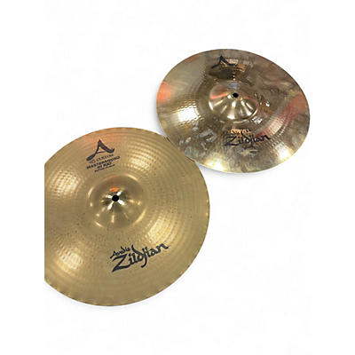 Used Zildjian 14in A Mastersound Hi Hat Pair Cymbal