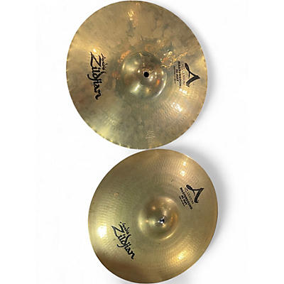 Used Zildjian 14in A Mastersound Hi Hat Pair Cymbal
