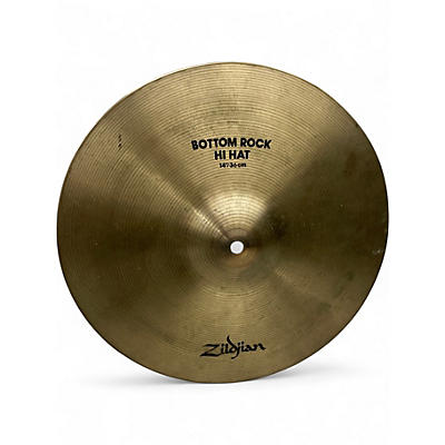 Used Zildjian 14in A ROCK HI HAT BOTTOM Cymbal