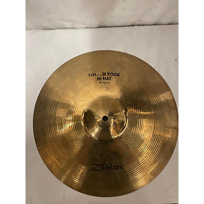 Zildjian Used Zildjian 14in A Series Rock Hi Hat Bottom Cymbal