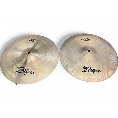 Used Zildjian 14in A Series Rock Hi Hat Pair Cymbal