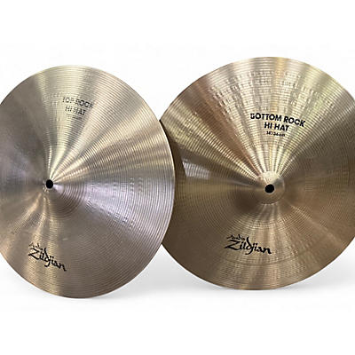 Used Zildjian 14in A Series Rock Hi Hat Pair Cymbal