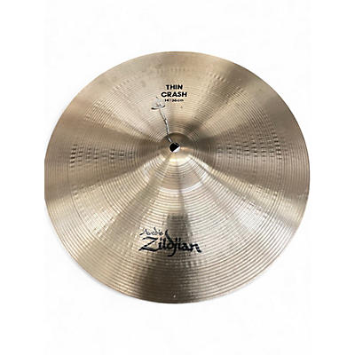 Used Zildjian 14in AVEDIS THIN CRASH Cymbal
