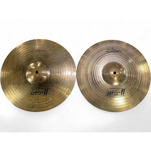 Used Zildjian 14in Amir II Hi Hat Pair Cymbal 33