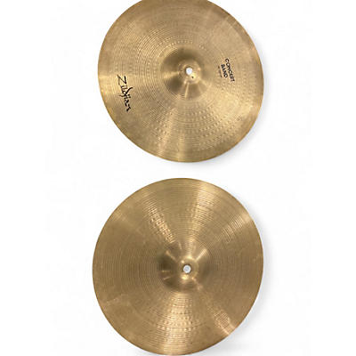 Zildjian Used Zildjian 14in Concert Band Hi Hat Pair Cymbal