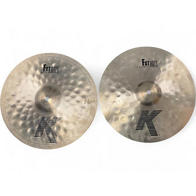 Used Zildjian 14in Fat Hats Pair Cymbal