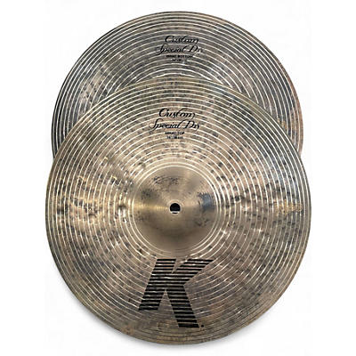 Used Zildjian 14in K CUSTOM SPECIAL DRY HATS PAIR Cymbal